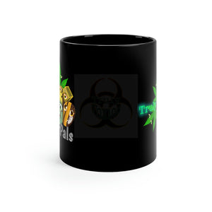 Wake and Bake 11oz Black Mug