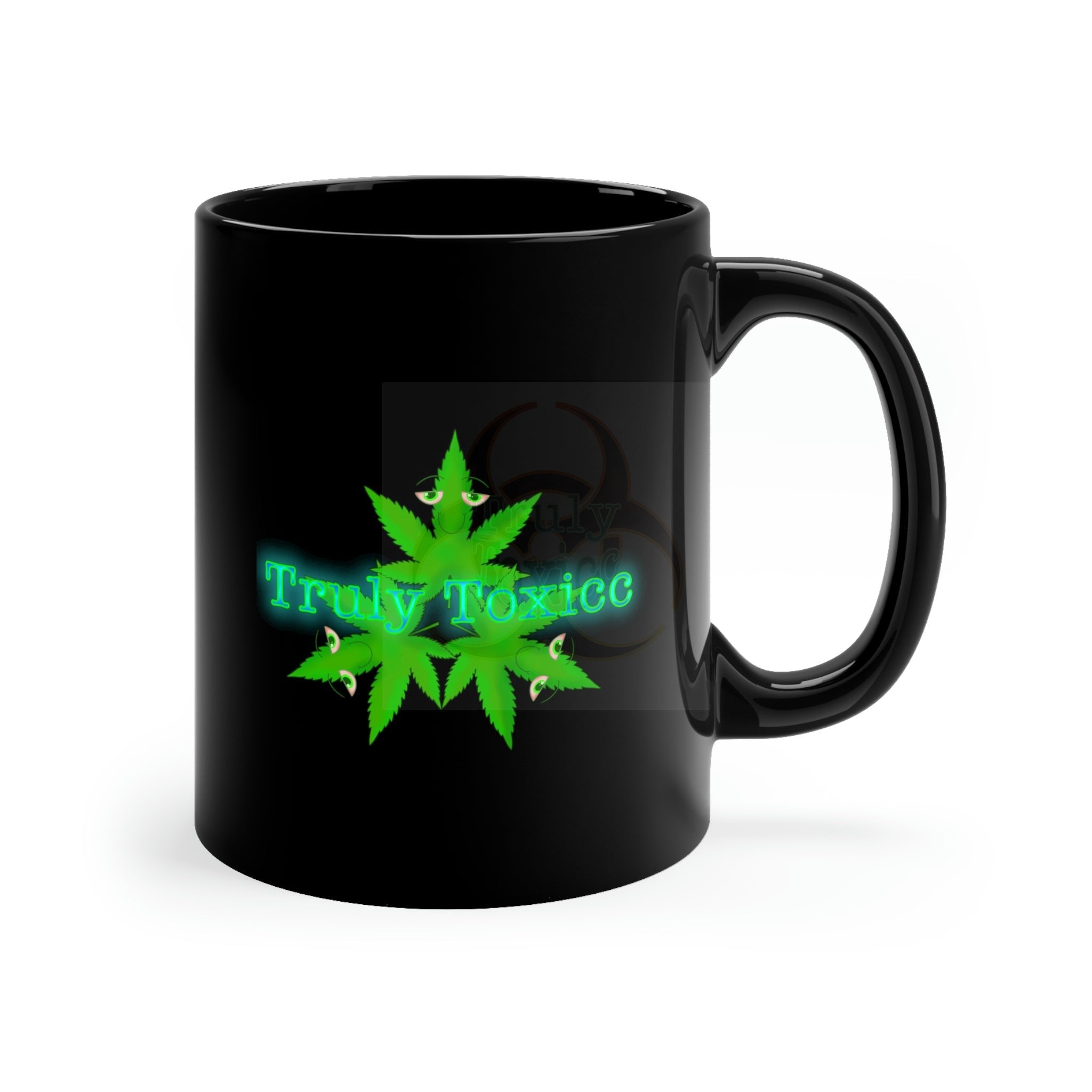 Wake and Bake 11oz Black Mug