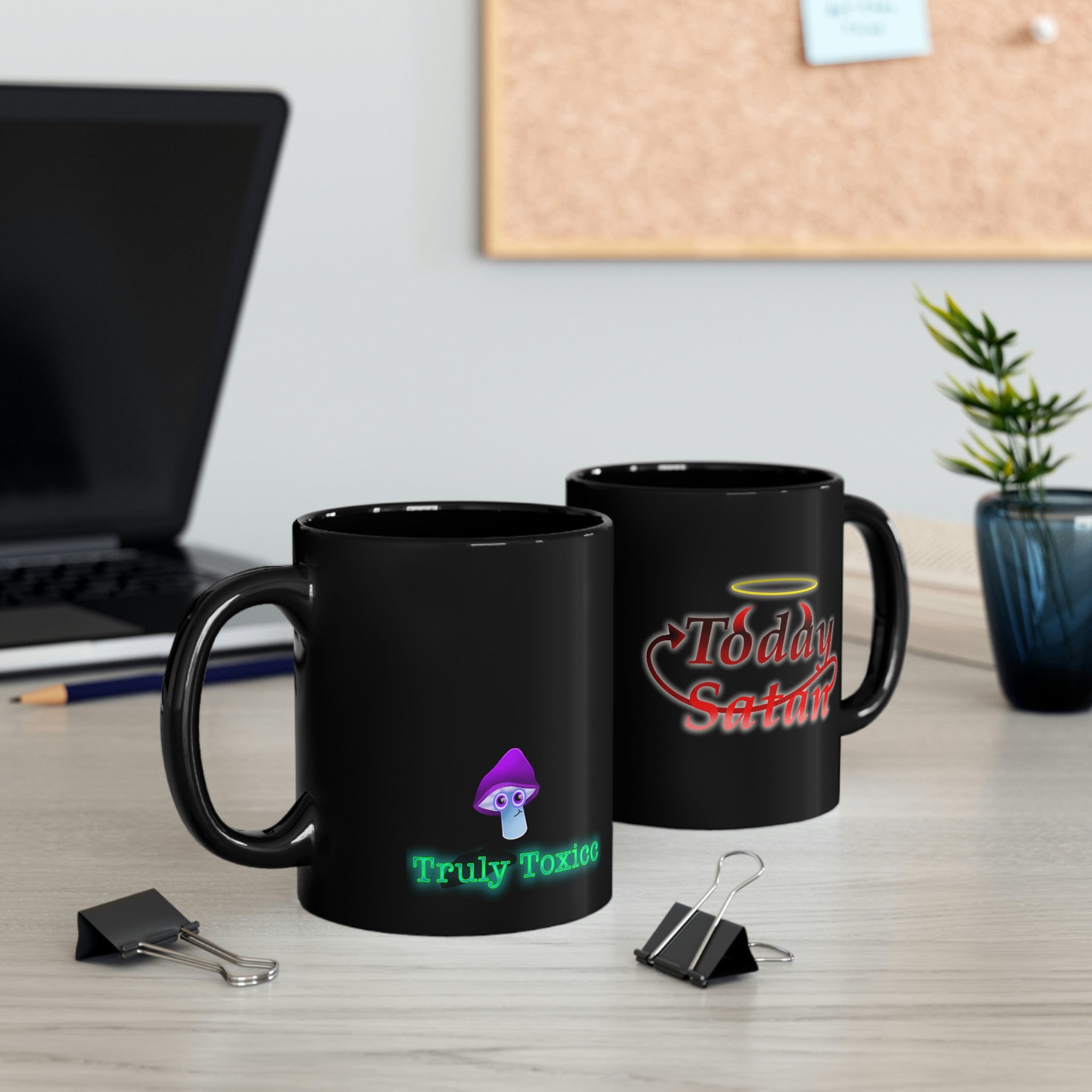 11oz Black Mug